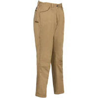 Produktbild von PERCUSSION Rambouillet Original Reithose für Damen wasserdicht aus Polyester in Braun und Beige Größe 44
