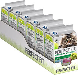 Perfect Fit Adult 1+ Premium Katzenfutter Nass mit Hochseefisch und Lachs getreidefrei 36x50g – Bild 1 von 1