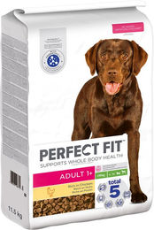 Produktbild von Perfect Fit Adult Hundefutter Huhn ohne Farb- und Aromastoffe 2 x 11,5 kg - 2 x 11,5 kg