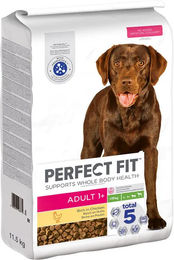 Perfect Fit Hundefutter Adult Huhn Trockenfutter für mittelgroße und große Hunde 11,5 kg - 11,5 kg – Bild 1 von 13