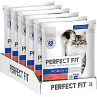 Produktbild von Perfect Fit Indoor Adult Trockenfutter für erwachsene Katzen mit Rind zur Gewichtskontrolle und Unterstützung von Haut, Fell, Verdauung und Harnwegen