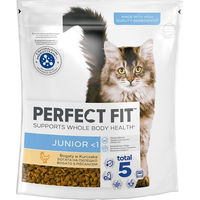 Produktbild von Perfect Fit Junior Trockenfutter mit Huhn für Kitten 750 g Sensitive - 750 g
