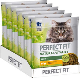 Produktbild von Perfect Fit Katze Natural Vitality Adult 1+ mit Huhn und Truthahn 6x650g