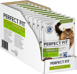 Perfect Fit Katze Senior Portionsbeutel Truthahn Stückchen in Sauce 12 x 85g - 12 x 85 g – Bild 1 von 13