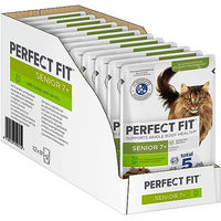 Produktbild von Perfect Fit Katze Senior Portionsbeutel Truthahn Stückchen in Sauce 12 x 85g - 12 x 85 g