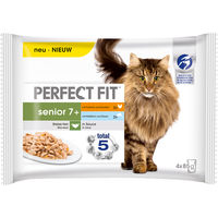Produktbild von Perfect Fit Katzen Nassfutter Senior 7+ Herz 4-Pack 340 g