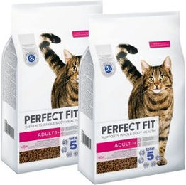 Produktbild von PERFECT FIT Katzenfutter Adult mit Lachs 2x7 kg - 2 x 7 kg