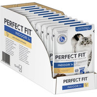 Produktbild von Perfect Fit Katzenfutter Indoor Huhn und Erbsen für erwachsene Wohnungskatzen 12x85g