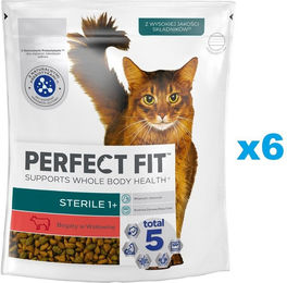 Perfect Fit Katzenfutter Sterile 1+ mit Rind für erwachsene Katzen 6x750 g – Bild 1 von 3