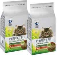 Produktbild von PERFECT FIT Natural Vitality Katzenfutter Rind mit Huhn 2x6 kg - 2 x 6 kg