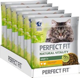 Perfect Fit Natural Vitality Katzenfutter Trockenfutter Adult Huhn und Truthahn 6 x 650g – Bild 1 von 3
