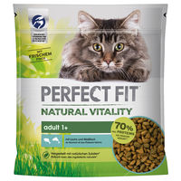 Produktbild von Perfect Fit Natural Vitality Katzentrockenfutter Adult 1+ Lachs und Weißfisch 650 g - 6 x 650 g