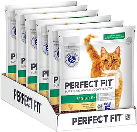 Perfect Fit Senior Trockenfutter für Katzen Huhn 6 x 750 g – Bild 1 von 3