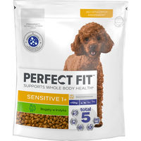 Produktbild von Perfect Fit Sensitive 1+ Trockenvollnahrung mit Truthahn für adulte Hunde kleiner Rassen 825 g - 825 g