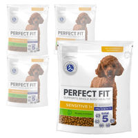 Produktbild von Perfect Fit Sensitive Trockenfutter Pute für erwachsene Hunde kleiner Rassen 4x825g