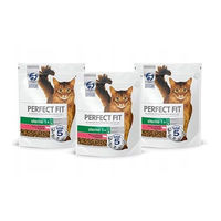 Produktbild von Perfect Fit Trockenfutter für kastrierte Katzen Adult Rind 3 x 750 g zur Gewichtskontrolle