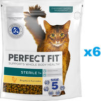 Produktbild von Perfect Fit Trockenfutter für Katzen Adult 1+ Pro-Sterile mit Huhn 5 x 750g - 6 x 750 g