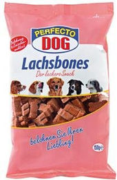 Perfecto Belohnungssnack Lachsbones für erwachsene Hunde 150g – Bild 1 von 1