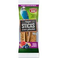 Produktbild von Perfecto Bird Sticks mit Amaranth, Blaubeere und Himbeere für Wellensittiche, Kanarienvögel, Nymphensittiche und Großsittiche 160 g