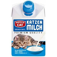 Produktbild von Perfecto Cat Premium Katzenmilch laktosefrei mit Vitaminen für Katzen und Kitten 200ml