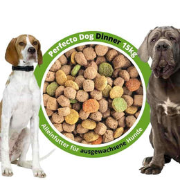 Perfecto Dog Dinner Trockenfutter für erwachsene Hunde 15 kg – Bild 1 von 2