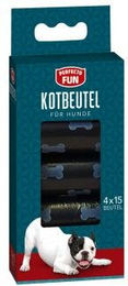 Produktbild von Perfecto Fun Kotbeutel Schwarz 60 Stück