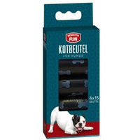 Produktbild von Perfecto Fun Kotbeutel Schwarz 60 Stück
