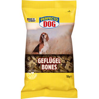 Produktbild von Perfecto Geflügelbones Hundesnacks mit Geflügel für erwachsene Hunde 11 x 150g