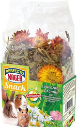 Perfecto Getrocknete Kräuter Löwenzahn und Kamille für Nager und Kaninchen 100 g – Bild 1 von 1