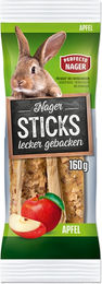 Perfecto Nager Sticks mit Apfel Knabberstangen für Kleintiere 160 g – Bild 1 von 1