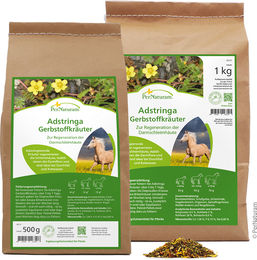 Produktbild von PerNaturam Adstringa Gerbstoffkräuter Ergänzungsfutter für die Verdauung und den Magen-Darm-Bereich