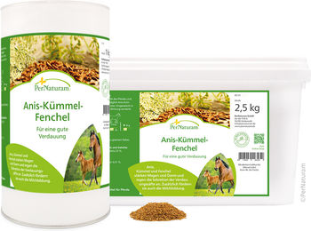 Produktbild von PerNaturam Anis Kümmel Fenchel Mischung Ergänzungsfutter zur Unterstützung der Verdauung