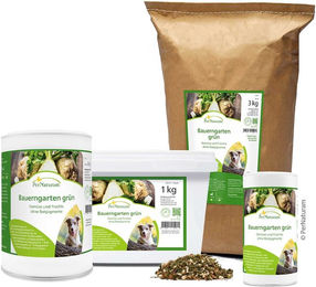 PerNaturam Bauerngarten Grün Bio Gemüsekräutermischung für Hunde getreidefrei 500g - 500 g – Bild 1 von 3