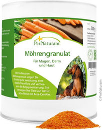 Produktbild von PerNaturam Möhrengranulat mit Vitaminen zur Unterstützung der Verdauung und des Magen-Darm-Traktes 500g