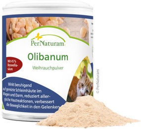 Produktbild von PerNaturam Olibanum Ergänzungsfutter Pulver für Magen-Darm, Haut, Fell und Gelenke 1000g