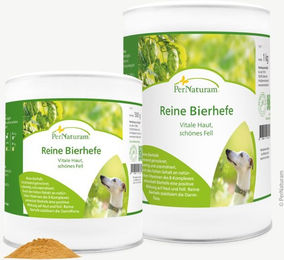PerNaturam Reine Bierhefe für Hunde zur Unterstützung von Haut, Fell und Verdauung 500g – Bild 1 von 2