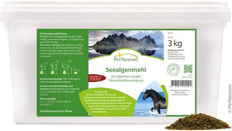 PerNaturam Seealgenmehl Mineralfutter für Pferde 1000g – Bild 1 von 2