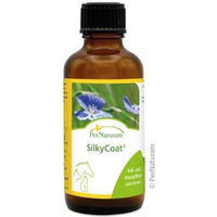 Produktbild von PerNaturam SilkyCoat Haut und Fell Supplement Öl für Hunde und Katzen mit Vitaminen 50 ml