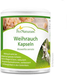 Produktbild von PerNaturam Weihrauch Kapseln für Magen-Darm, Gelenke und Haut & Fell