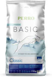 Produktbild von PERRO Basic Classic Trockenfutter für Hunde Adult Geflügel und Fisch 1000g