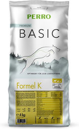 PERRO Basic Formel K Kaltgepresstes Trockenfutter Hund Geflügel und Lachs Getreidefrei und Glutenfrei 1kg – Bild 1 von 1