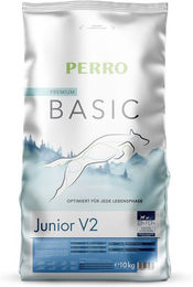 PERRO Basic Junior V2 Trockenfutter für Welpen großer Rassen mit Geflügel 1kg – Bild 1 von 1