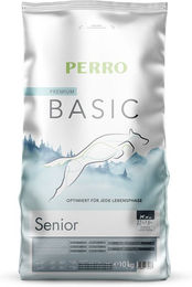 Produktbild von PERRO Basic Senior Trockenfutter für ältere Hunde mit Geflügel und Fisch Light 1000g