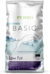 Produktbild von PERRO Basic Trockenfutter Light für erwachsene Hunde mit Unterstützung der Verdauung 1kg