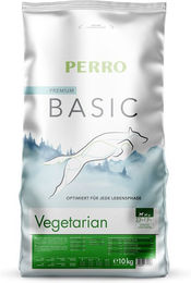 Produktbild von PERRO Basic Vegetarian Vegetarisches Trockenfutter für Hunde Adult Vegan Sensitive Ohne tierisches Protein