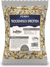 Produktbild von PERRO Belohnungssnack Monoprotein Fisch Sprotten für Hunde und Katzen 200g