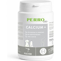 Produktbild von PERRO Care Calcium Plus Pulver Nahrungsergänzung für Hunde und Katzen zur Unterstützung von Gelenken, Knochen und Zahnpflege 320g