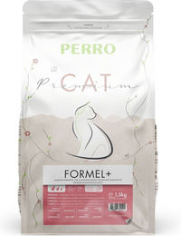 Produktbild von PERRO Cat Premium Formel+ Trockenfutter für Katzen Adult Geflügel Getreidefrei Sensitive 1000g
