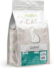 Produktbild von PERRO Cat Premium Giant Trockenfutter für erwachsene Katzen mit Geflügel glutenfrei 400g