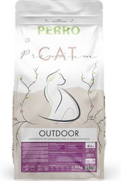 Produktbild von PERRO Cat Premium Outdoor Trockenfutter für Katzen Adult Geflügel Glutenfrei